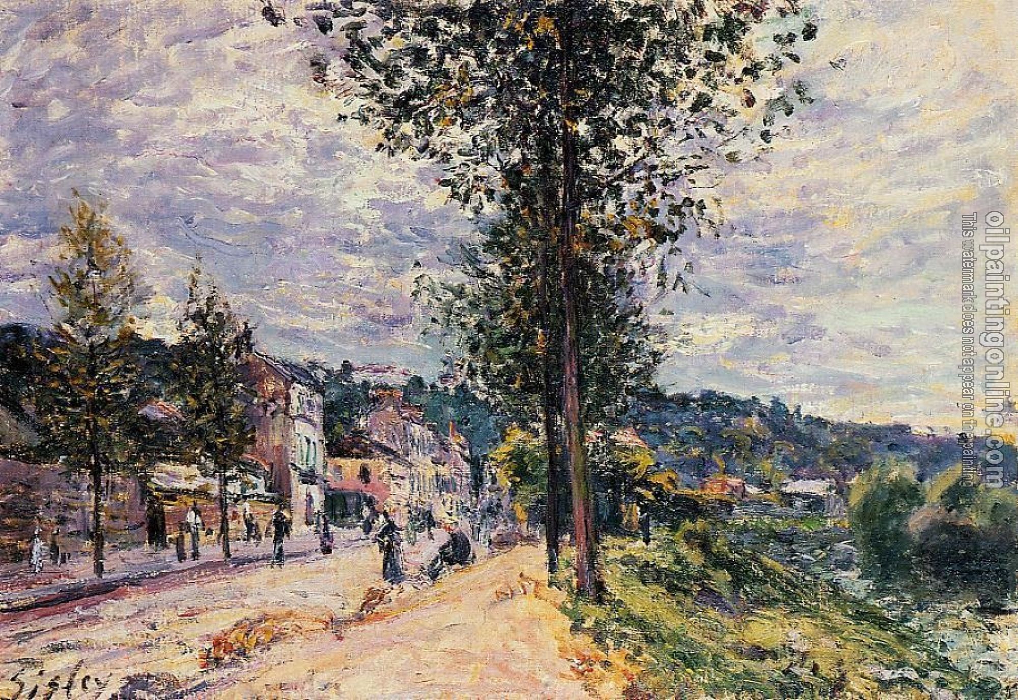 Sisley, Alfred - Street Entering the Village
